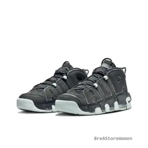 Air More Uptempo '96 Dark Smoke Grey — Stylish, Comfortable, Trendy, Versatile, Non-Slip Casual Sports Sneakers