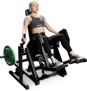 GMWD Hip Abductor Machine, 3D ARC Motion Hip Abductor Machine, 300lbs Capacity Plate Loaded Hip Abduction Machine, Inner and Outer Thigh Machine for Home Gym summervibes
