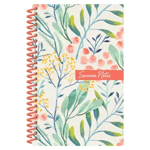 Sermon Notes Journal [Floral]