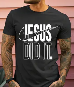 Jesus Did it DTF Transfer