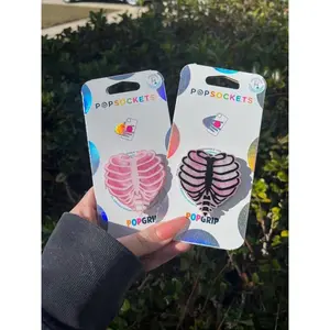 Heart Rib Cage kindle Grip, Witchy magsafe Popsocket Series, Magnetic Expanding Phone Grip & Stand Secure Grip for iPhone MagSafe Cases Book Kindle Grip Cute