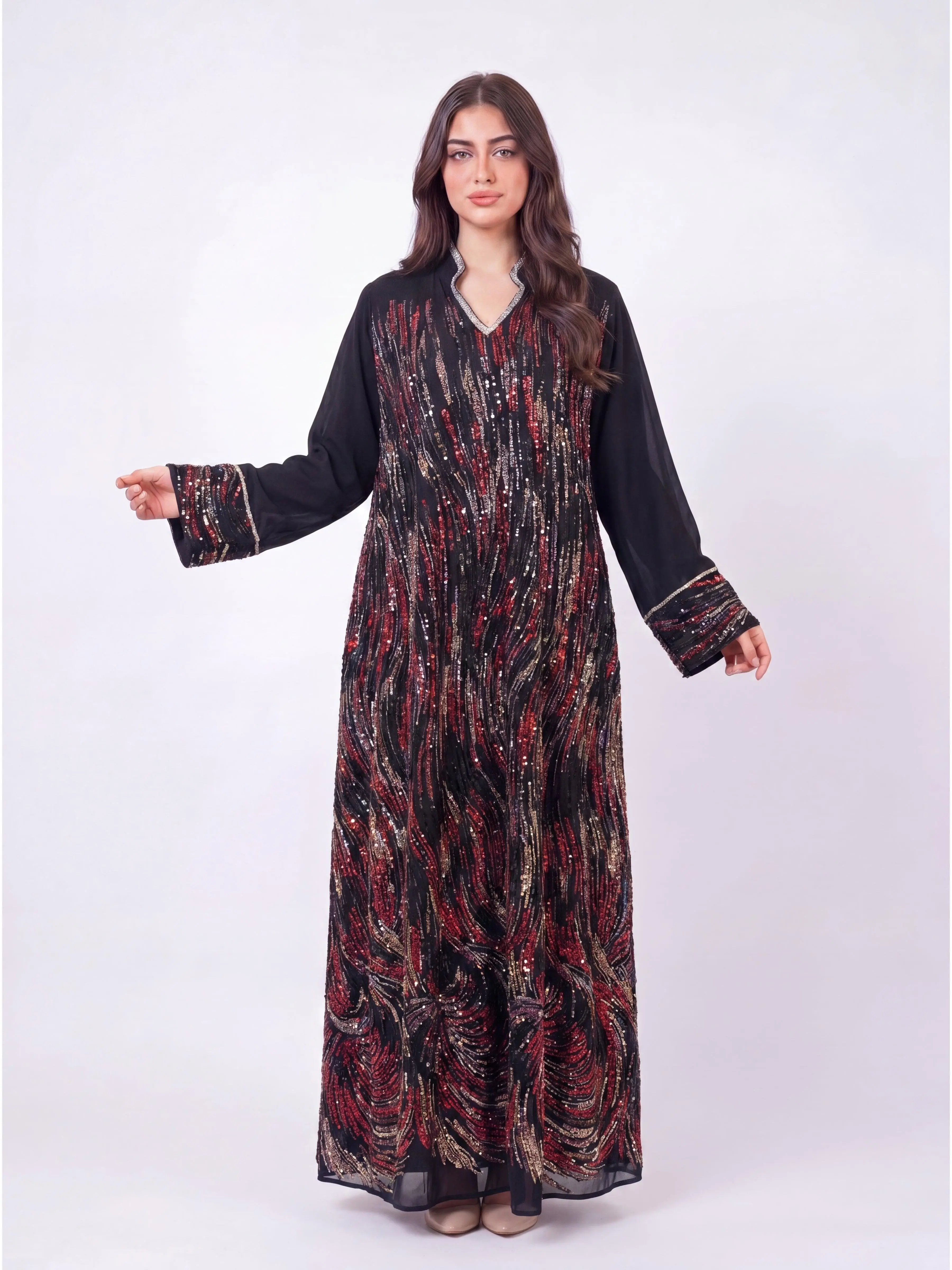 Suzy Jalabiya - Embrodiered Women's Jalabiya, Modest Dress, Perfect for Eid, Ramadan, Gifts for Her, Abaya
