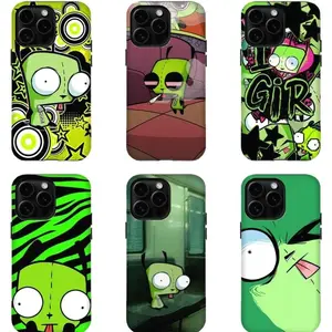 I-Invad3r Z-Zim GIR Phone Case, Y2K Aesthetic Protective Cover, Compatible with iPhone X, 11, 12, 13, 14, 15, 16, 17 & more