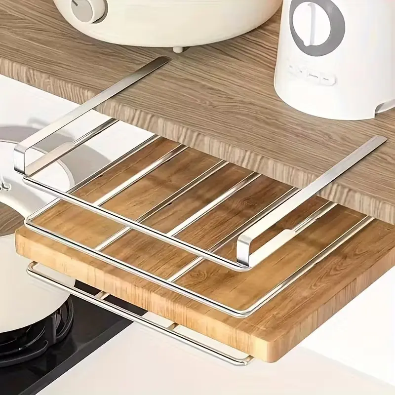 1PC Expandable Cabinet Lower Storage Rack with Sliding Shelves, Space-Saving Stainless Steel Cabinet, Easy Installation, Durable, Adjustable, Metal, Extendable, 1 Unit