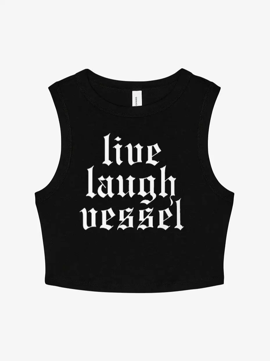 Live Laugh Vessel Worshippers of the Sleep Token Crop Tee, Baby Tee, Concert Tour 2025, Gift for fan