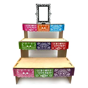 Mexican Day of the Dead / Día De Muertos DIY Colored Altar