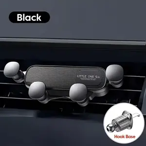 Car Air Vent Phone Holder Gravity Sensing Universal Phone Mount with Hook Base for Secure Fit and Easy Use