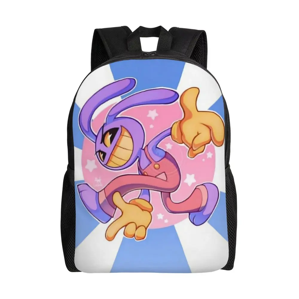 Jax Cartoon Digitals Circus Thermal Backpack Women Breathable Backpacks Polyester Cool High School Bags Sport Colorful Rucksack