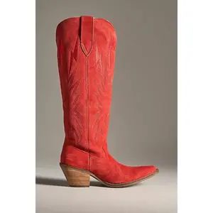 Dingo Thunder Road Leather Boot in Red