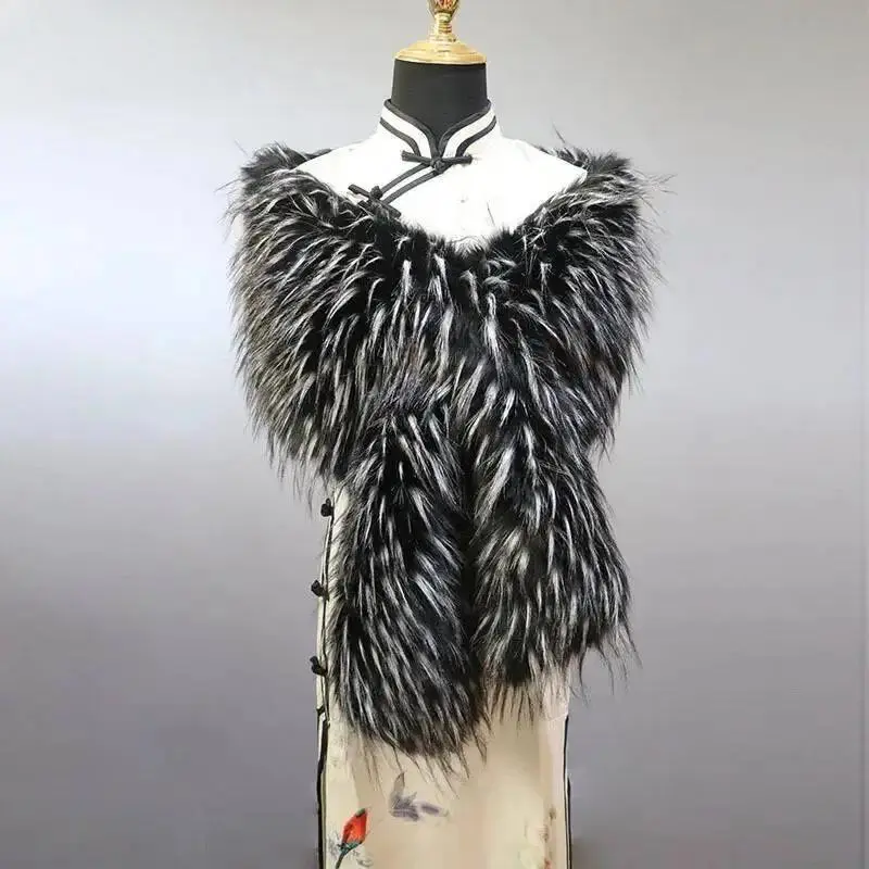 32 Colors 165*30cm Women Luxury Warm Faux Fox Fur Shawl Winter Ladies Plush Scarf Wraps Cloak Coat Wedding Long Cape Scarves(Sheets) 32 Colors 165*30cm Women Luxury Warm Faux Fox Fur Shawl Winter Ladies Plush Scarf Wraps Cloak Coat Wedding Long Cape Scarves(Sheets)