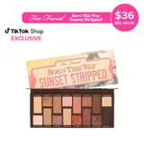 Too Faced Born This Way Sunset Stripped Eye Shadow Palette | 12 Warm Shades for Stunning Day-to-Night Looks | Highly Pigmented, Matte + Shimmer Finish
