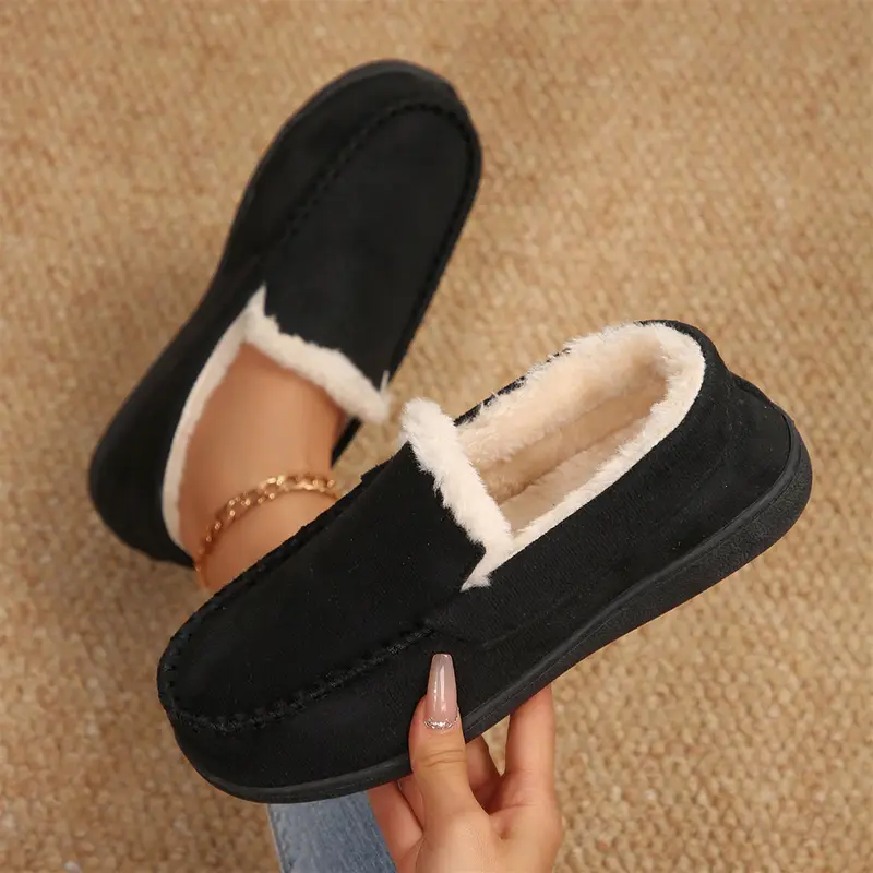 Loafers with fluff inside - TikTok Shop display picture 3