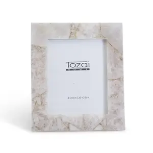 White Quartz Photo Frame