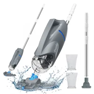 【Spring Cleaning】Enhulk Newest H10 Pool Vacuum for Above Ground Pool with Telescopic Pole, Running time