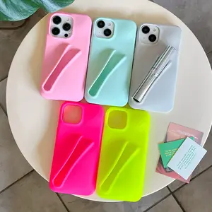 Lip-gloss Phone Case For Iphone Accessories Dustproof Smartphone Cellphone Protective Cover Handheld