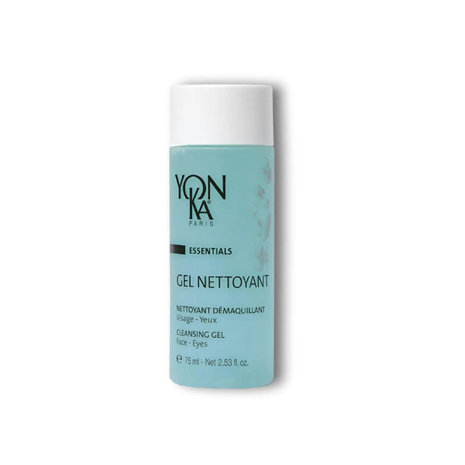 Yonka Gel Face Cleanser, Gentle Foaming Face Wash and Makeup Remover, Natural Plant-Based Formula to Purify Pores and Balance Skins pH, Acne Prone and Oily Skin, Paraben-Free, 2.5 Fl Oz