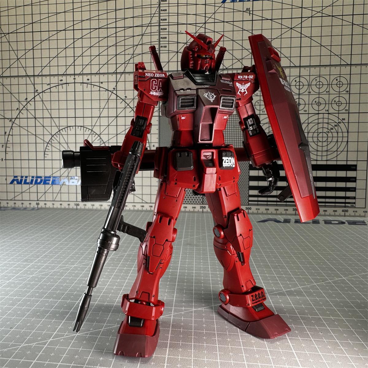 HG 1/144 Assembly Model Kit GTO Genzu R6 Zaku 2 Type C-6 Anime Action Figures Robot Mecha Plastic Model Hobby Doll Toy Gifts