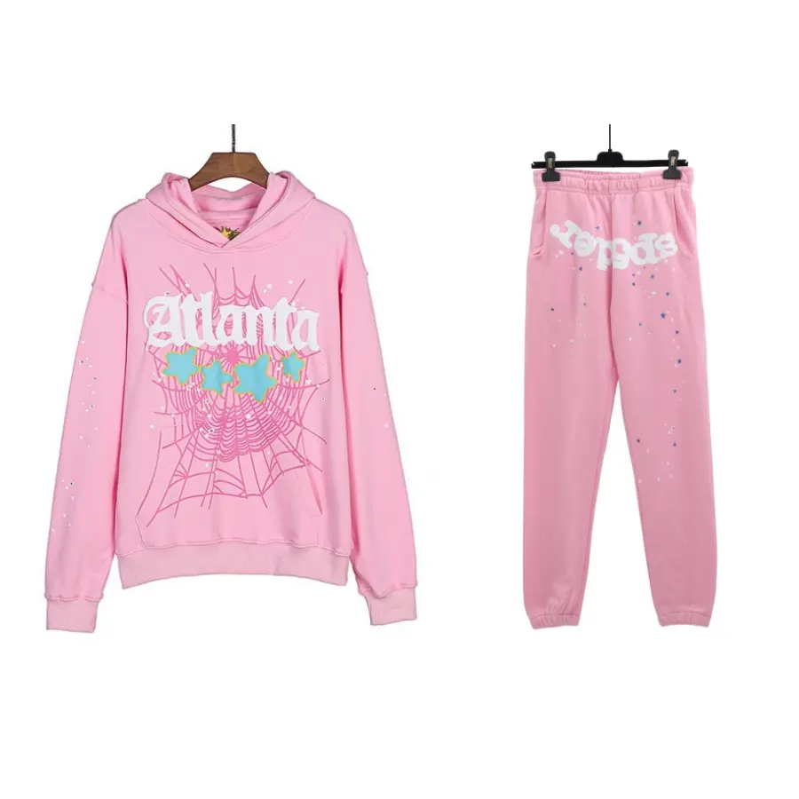Hip Hop Spider Hoodies Set Y2k Hoodie Tracksuit Pullover Sweatshirt For Women Men Matching Hoodies Street Suit Two-Piece Set Couple set