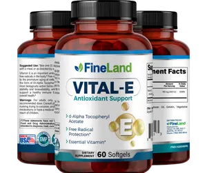 FineLand VITAL-E Free Radical Protection Essential Vitamin, d-Alpha Tocopheryl Acetate Healthcare Fitness