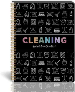 Cleaning Planner for Adults Women, Cleaning Schedule and Checklist Organizer, Household Cleaning Planner with Daily/Weekly/Monthly Task,for Home, Family Cleaning Tasks, DIY Home Improvement