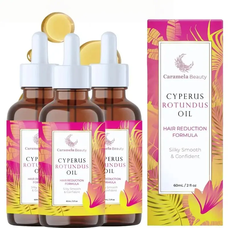 Caramela Beauty Cyperus Rotundus Oil, After-Shave and Post-Wax Moisturizer for Silky Smooth Skin, All Skin Types