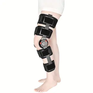 Large-Angle Adjustable Hinged Knee Brace – ROM Knee Immobilizer for Post Op Recovery & Injury Stabilization