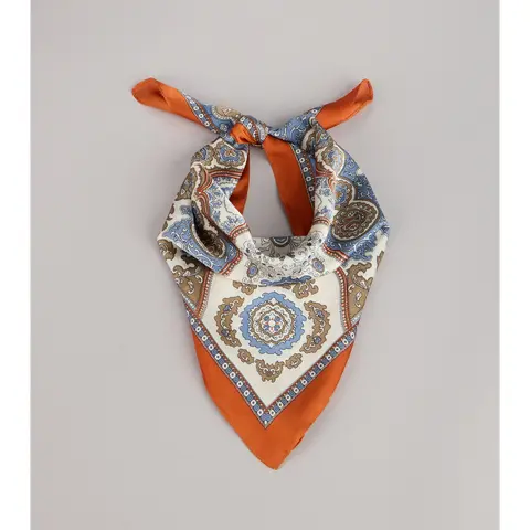 Tied Up In Style Satin Scarf