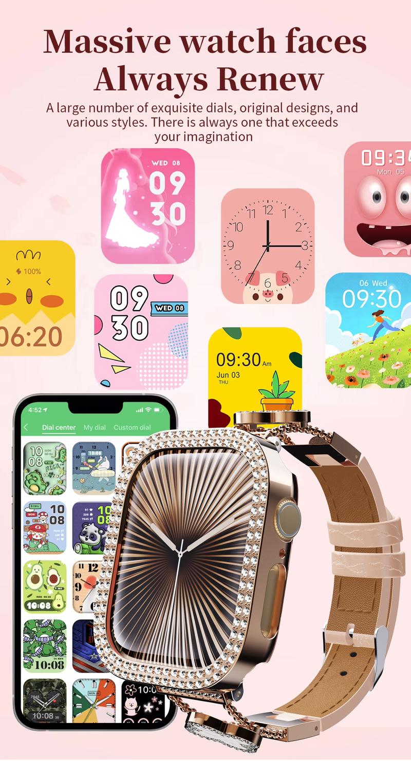 2026 Fashion Smart Watches for Women, Touch Screen Watch, Answer/Make Calls/100+ Sports Modes/Message Reminder, DIY Watch Dials, Wearable Devices, Smart Watches for iPhone/Andriod, Gift for Wife, Girl Friend 2026 Fashion Smart Watches for Women, Touch Screen Watch, Answer/Make Calls/100+ Sports Modes/Message Reminder, DIY Watch Dials, Wearable Devices, Smart Watches for iPhone/Andriod, Gift for Wife, Girl Friend