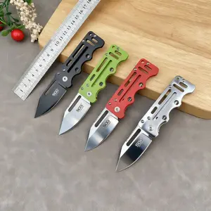 Best Selling Mini Folding Knife 8CR13MOV Blade Steel Handle EDC Adventure Tools Portable Keychain Knife Mountaineering Outdoor Camping Knife