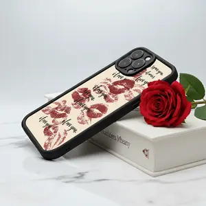 Passionate Lip Prints & "I Love You" Romantic Statement Case iPhone17/17PROMAX/17PRO/16/15/14/13/12/GALAXYS21/S22/S23/S24 Celestial Eye Layered Phone Case Drop-Resistant Protection Cool trend ROOJT2034007