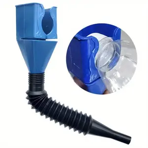 2 In 1 Refueling Funnel with Strainer and Can Spout, Car Refueling Tool for Oil, Water, Fuel, Liquid Transfer Tool for Auto, Car, Motorcycle
