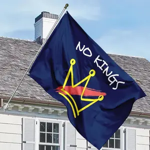 Anti Trump House Flag, No Kings House Flag