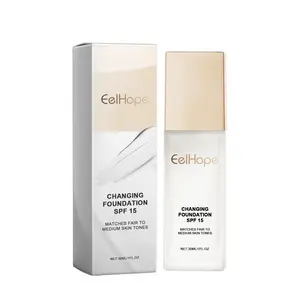 Eelhope Changing Foundation, Moisturizing And Long-Lasting Natural Light Foundation To Cover Skin Blemishes
