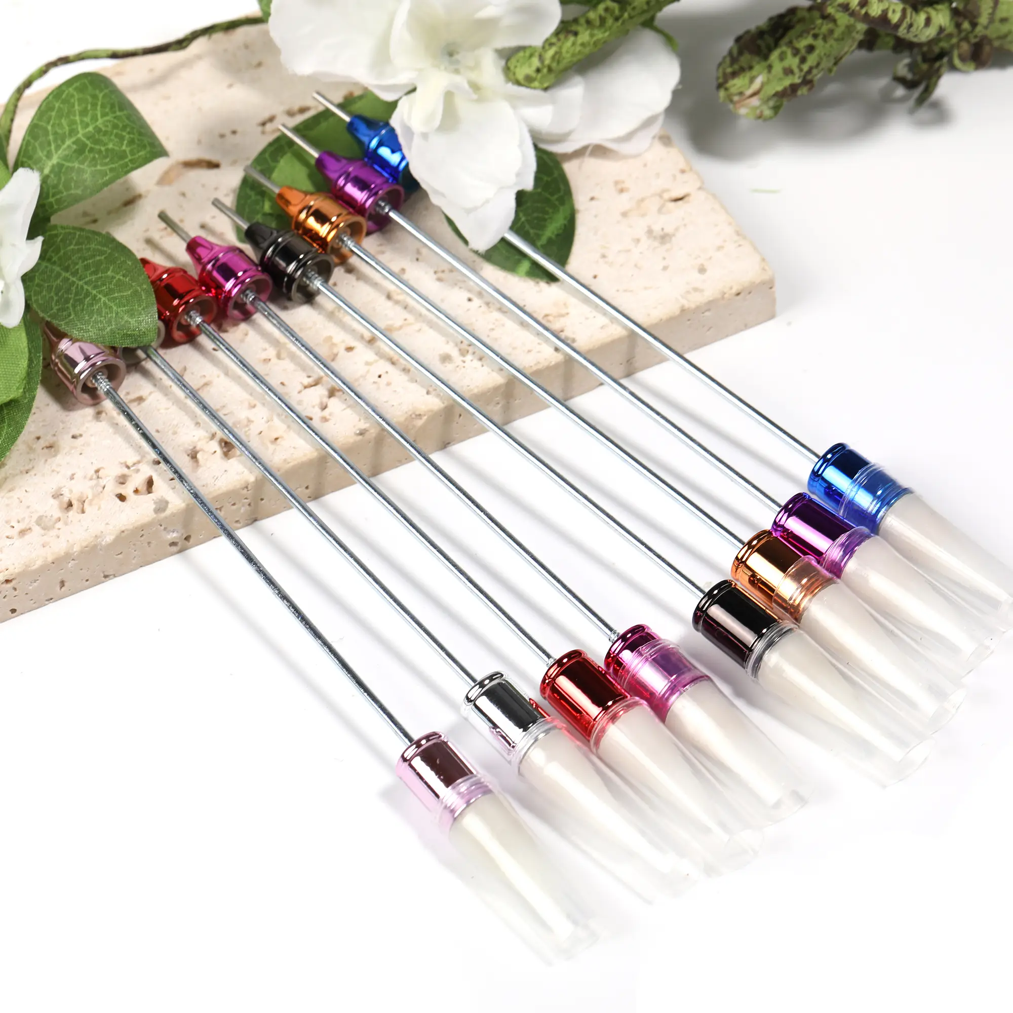 【P245】 5PCS Wax pens! Point drill through ballpoint pen