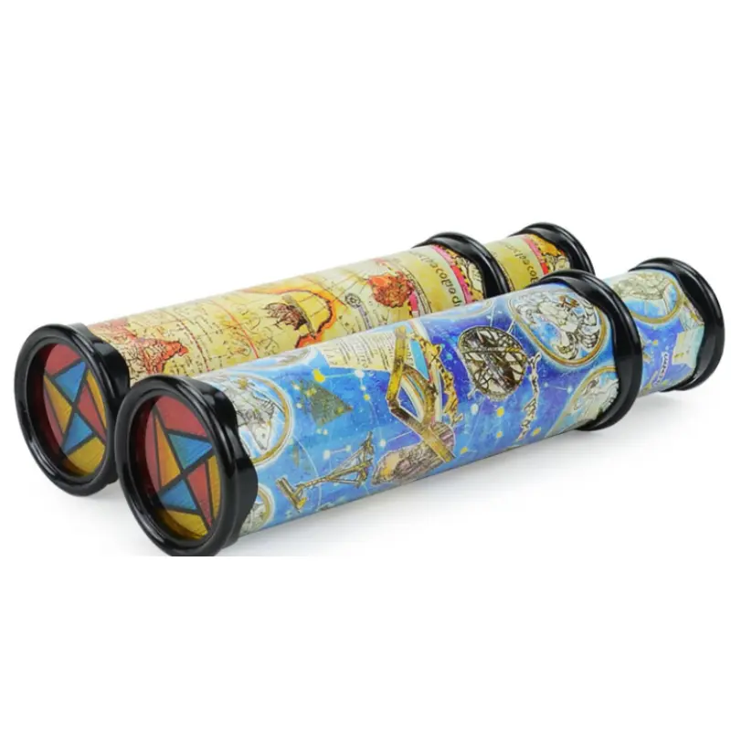 1pc Vintage Kaleidoscope Toy with 3D Visual Effects for Kids - Educational & Fun Gift for Birthday Party Christmas Halloween Classroom Rewards Travel