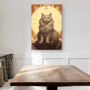 MWW C1MP2030ONR247 20x30 in. Artistic Aluminium Light Brown Metal Print Wall Art, Decorative Artwork for Home Decoration