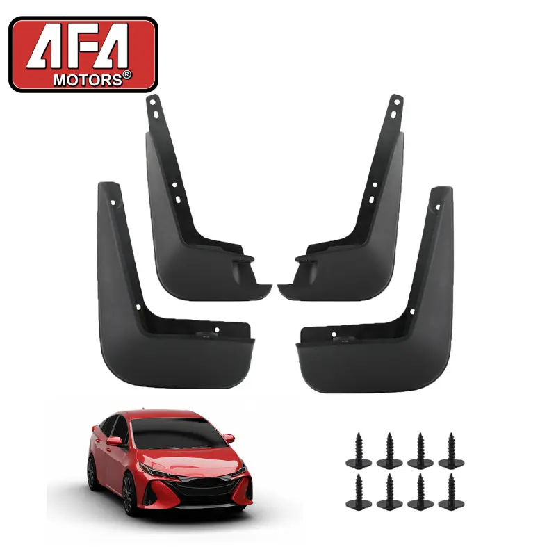 Custom-Fit Mud Flaps Splash Guard Kit for 2014-2019 Toyota Corolla Sedan, Impact-Resistant All-Season Protection, OEM-Look Chip Protection Debris Shield Fender Mudguard Accessory for Daily Driving