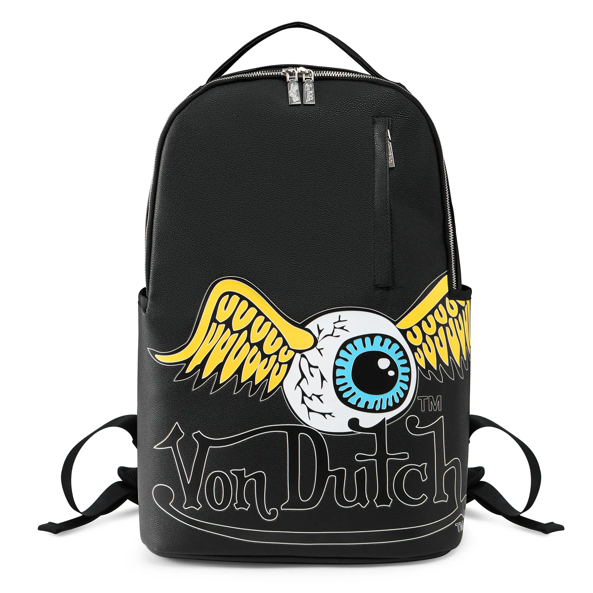 Von Dutch Black Flying Eye Backpack
