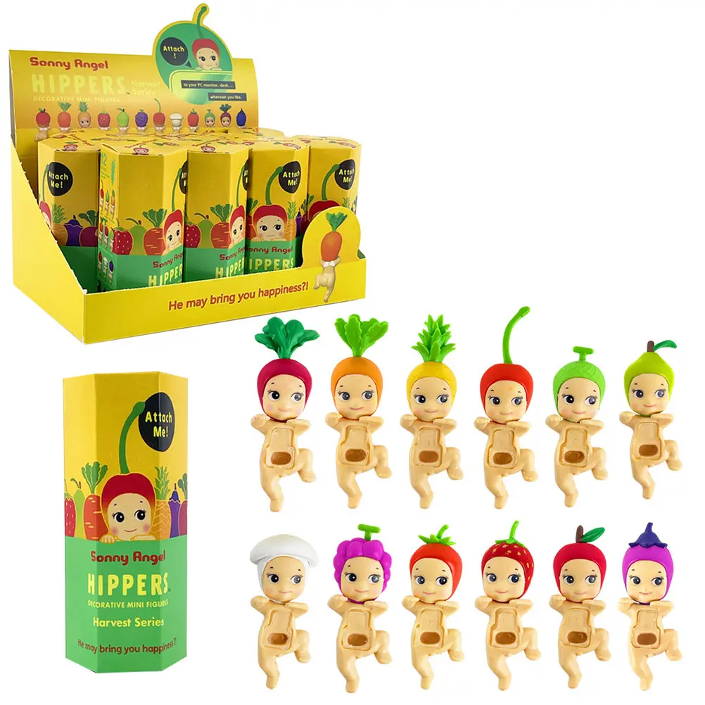 Sonny Angel Hippers Decorative Mini Figures – Style Fruit series Kawaii Blind Box for Phone, Laptop & Monitor Decoration
