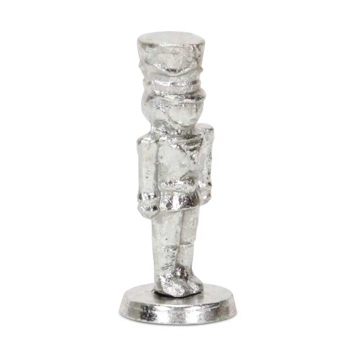 Cheungs 5988SV-S Clara Small Silver Cast Iron Hand Nutcracker Figurine - Fully Assembled, Unboxed, Sturdy, Handmade, Nutcracker Inspired, Festive Home Decor, Statues & Bobbleheads