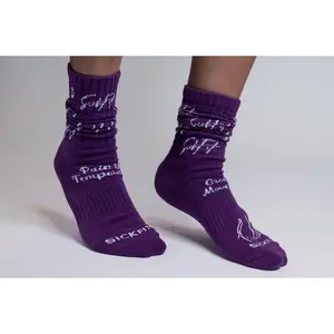 SickFit Slouch Socks- Purple