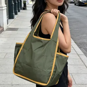 Foldable Eco-friendly Shopping Bag, Portable and Simple Tote Bag, Multi-color Large Eco-friendly Bag, Vegetable Bag, Special Bag, Large Capacity Bag