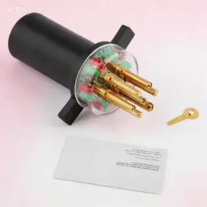 Tractor Trailer Light Tester 7-Way Round Pin One-Man Testing Diagnostic Tool for Semi Truck Trailer Lights Electrical System Reusable Circuit Analyzer