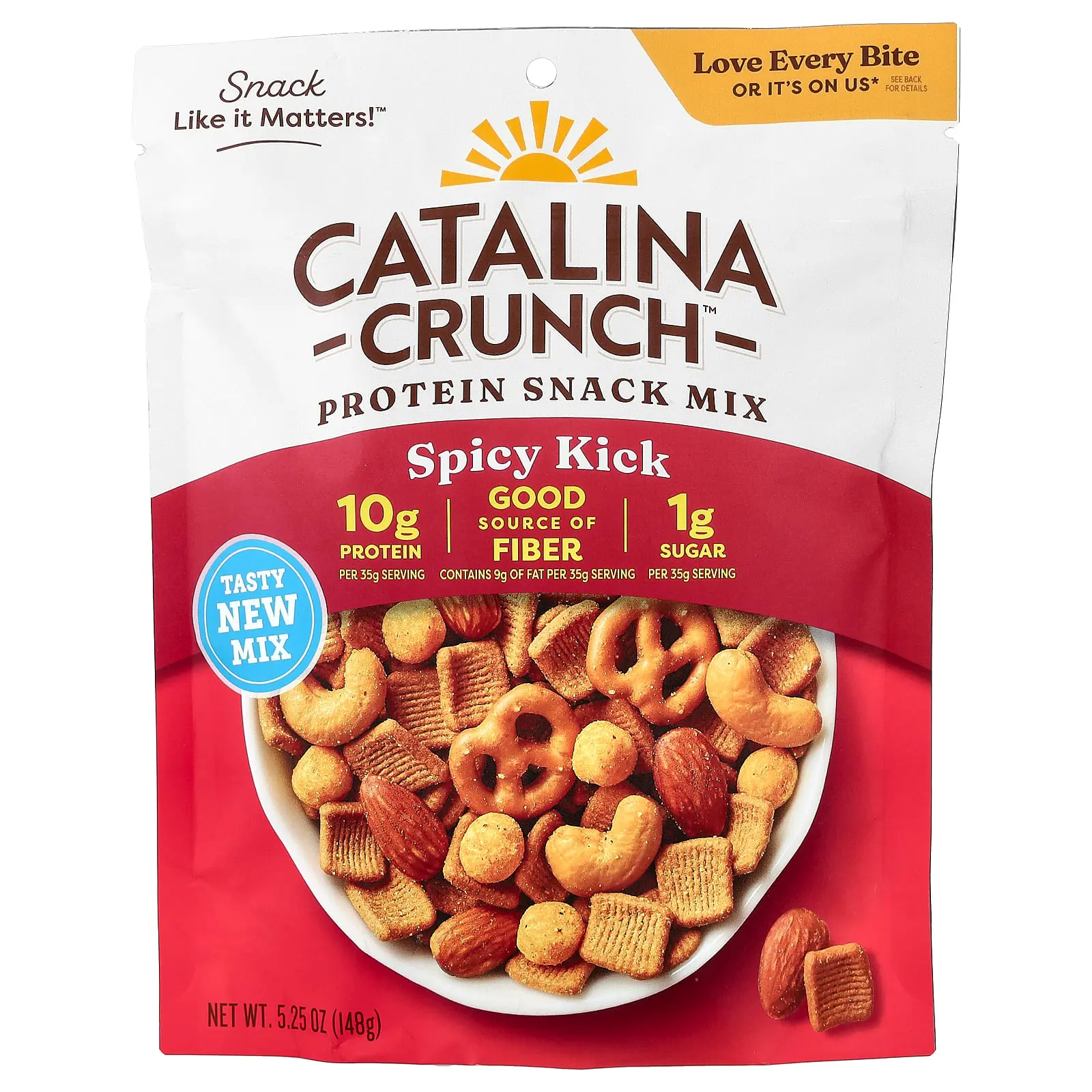 Catalina Crunch Protein Snack Mix, Spicy Kick, 5.25 oz (148 g) Catalina Crunch Protein Snack Mix, Spicy Kick, 5.25 oz (148 g)