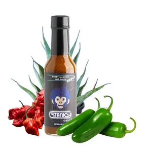 Stanky Sauce Sweet & Spicy Sweet Jalapeño Reaper Hot Sauce - Extra Spicy with Sweet Flavor, great sauce of tacos, burritos, steaks and so much more! Dip