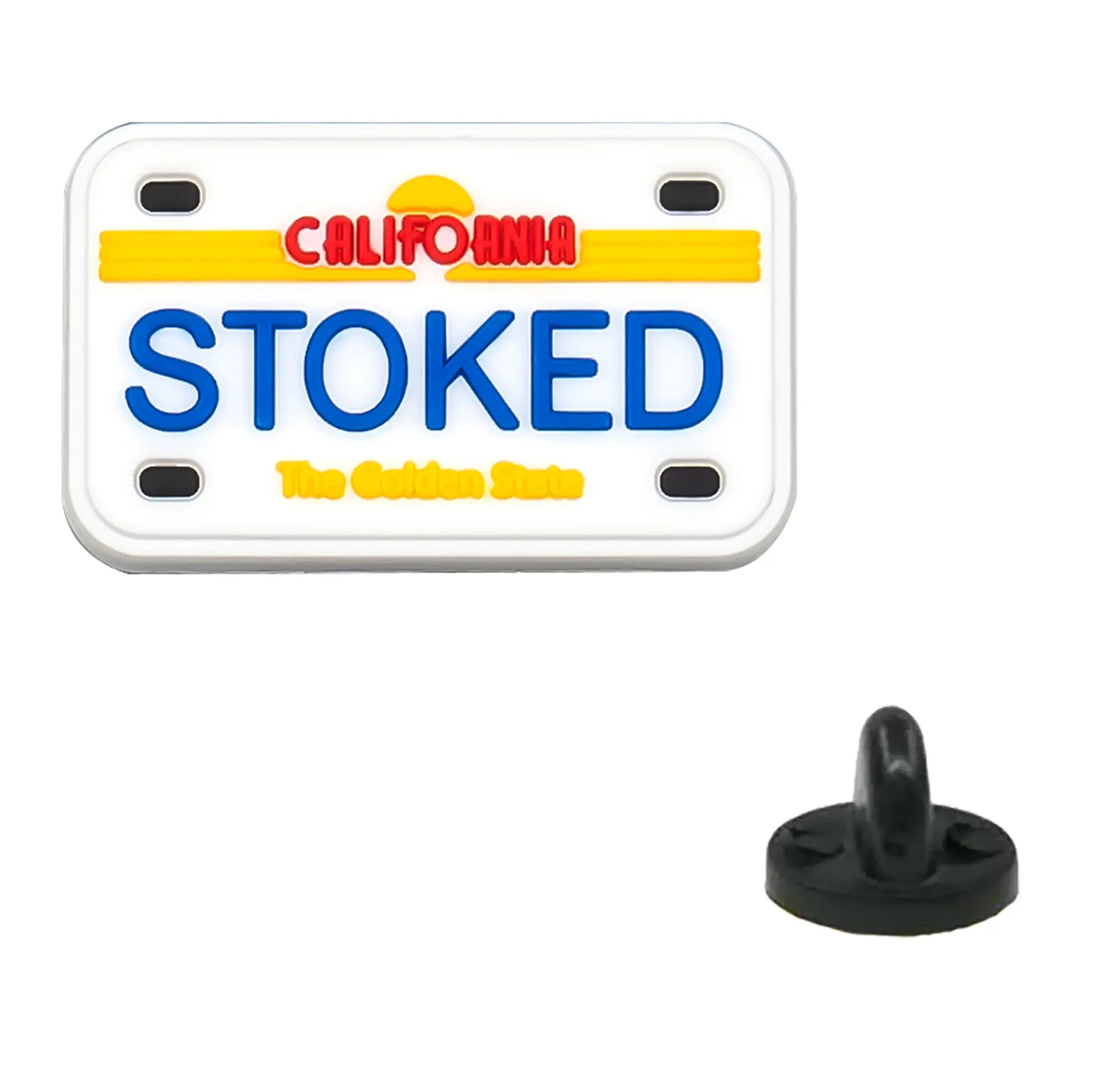 California Vanity Plate Apparel Pin Badge Pin Lapel Pin Yazzle Dazzle Original Artwork