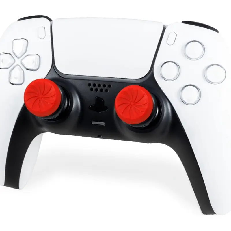 Thumb Grips for Gaming Consoles, Anti-Slip Surface Console Accessories with Deep Groove Design
