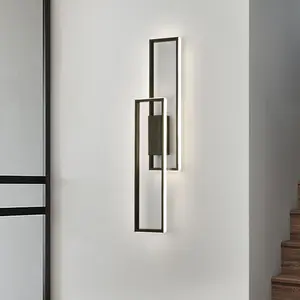 CNCEST LED Wall Light Modern Acrylic Metal Wall Sconce Lighting Fixture Remote Control pretty  lights Lamp