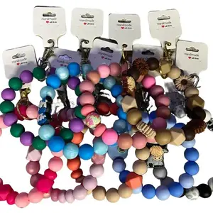 Silicone Beaded Wristlets for carrying your keys, wallet, etc.