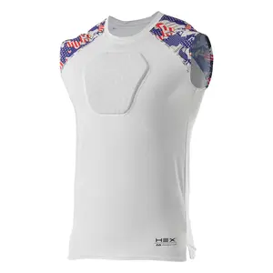 MCDAVID HEX Sternum Shirt - Helps protect against the impact of minor injuries to the sternum and chest area